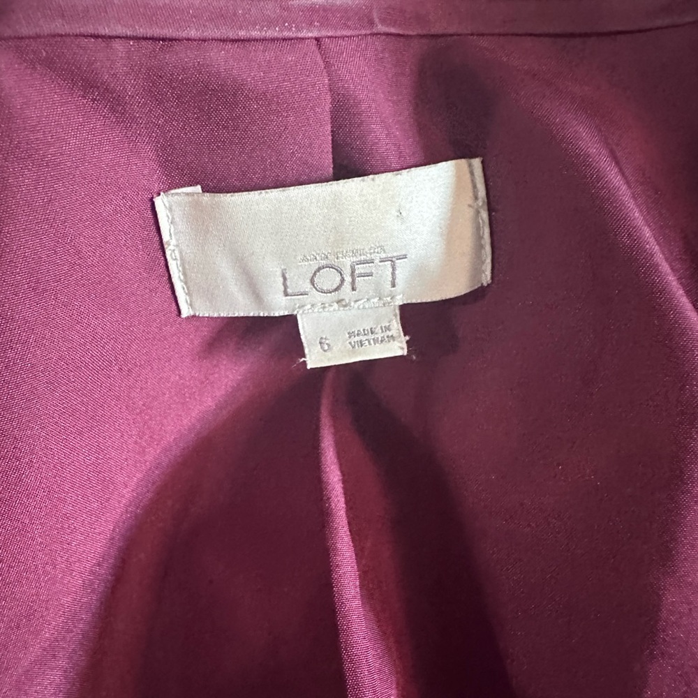 Loft Textured Single Button Blazer - image 2